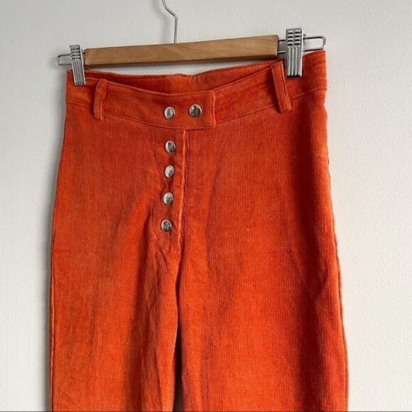 Line By K Mona corduroy orange pants - Picture 4 of 11